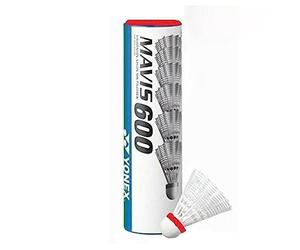 YONEX Mavis 600 Nylon Shuttlecocks, White, 78-Fast