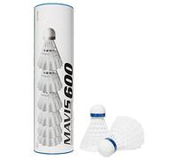 Plastic Badminton Shuttlecock Mavis 600 X 6 - White