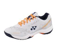 (9 UK, White/Orange) Yonex Mens Strider Beat Trainers