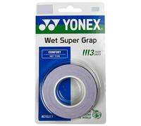 Yonex Overgrip Super GRAP 3 Pack - Tennis, Badminton, Squash - Choice of Colors (Pale Lilac)