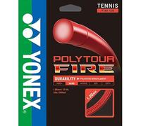 Yonex Poly Tour Fire String Set - Red, 1.2 mm/12 m