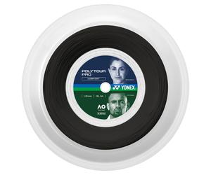 Yonex Poly Tour Pro Tennis Racket String - 1.25mm / 16L - 200m Reel - Graphite