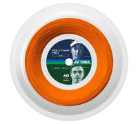 Yonex Poly Tour Rev Tennis Racket String - 1.25mm / 16L - 200m Reel - Orange
