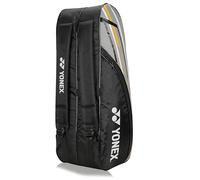 YONEX Polyester Badminton Bag SUNR 24025 BT5 Black Grey Dark YELLOW/8903224438081