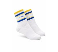YONEX Pro Badminton Socks Cushioned Towel Bottom (White Yellow)