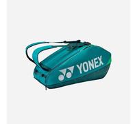 YONEX Pro Racquet Bag 92426 (6 Rackets) Dark Green - Badminton Bag Dark Green, Large Racket Bag with Shoe Compartment & Compartments, Sports Bag for Training & Tournaments