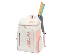 YONEX Quality Large Capacity Sports Backpack, Multi-Compartment Racket Bag for Badminton and Tennis, Separate Shoe Compartment. (Cyan Black)