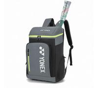 YONEX Quality Large Capacity Sports Backpack, Multi-Compartment Racket Bag for Badminton and Tennis, Separate Shoe Compartment. (Purple Black)
