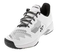 YONEX Sonicage 2 Mens Tennis Shoe - Black, White, 11.5 Women/11.5 Men