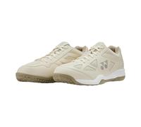 YONEX Strider Ray Badminton Shoes - For Women, Men & Children - Comfortable Entry Level Shoe with Power Cushion - Non-Slip Sole, beige, 12 UK