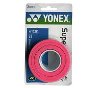 YONEX Super Grap Badminton Overgrip, Pack of 3, Multi-Colour, AC102C (Purple)