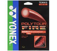 Yonex Unisex's Poly Tour Fire String Set-Red, 1.25 mm