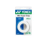 YONEX Wet GRAP 3-Pack: Absorbent & Durable Overgrip (Assorted Colors) (White)