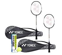 Yonex ZR 100L M200I Aluminum Strung Badminton Racquet (Black) with Full Cover