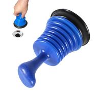 Yonfas Sink Plunger - Toilet Plunger for Unblocking Drains, Long Handle for Easy Grip, Effective Drain Cleaning Tool