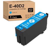 Yongairuink T40 T40D Multipack Ink Cartridges for EPS T40D1 T40D2 T40D3 T40D4 for SC-T2100 SC-T3100 SC-T3100M MFP SC-T3100N SC-T5100 SC-T5100M SC-T5100N (1x T40D2 Cyan)