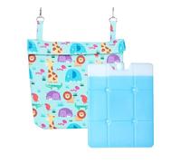 Yongany Bunny Cooling Mat, Bunny Puppy Cooling Mat, Chew-Resistant Washable Cold Bed Portable Rug for Outdoor Sofa Crate Car Garden Beach Travel Playpen