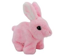 Yongany Interactive Bunny Toys for Kids,Interactive Stuffed Bunny Plush Figure Toys - Realistic Rabbit Electronic Pet for Boys Girls, Hopping, Twitching, Wiggling Ears