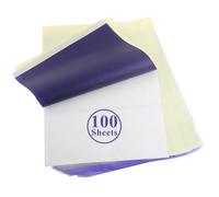 YONGDA 100 Sheets Tattoo Transfer Paper A4 Size Thermal Stencil Paper for Tattoo Artists & Beginners Crisp Transfers, Thermal Copier & Hand Drawing Compatible