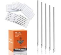 YONGDA Piercing Needles 100 Pieces 20G Piercing Needles Agujas Para Piercing Stainless Steel Hollow Needles for All Piercings Disposable Ear Nose Lip Tongue Navel Nipple Piercing