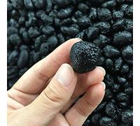 YONGERN Natural Stone Meteorite Black Tektite Specimen 6pcs