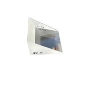 YONGERN Optical Wedge Prism Ophthalmic Strabismus Customized Prisms Glass Lens Processing Triangular Prism Strabismus Glasses Correction (Color : 40degree)