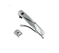 yongewu Car Exterior Door Handles Compatible with Nissan for Rogue 2008 2009 2010 2011 KEYLESS Door Outer Handle Chrome with Entry Button 80640-CA012 80645-CA000(Type 1 Have Hole)
