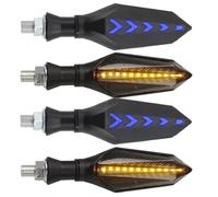 yongewu indicators motorbike Compatible with For XJR1300 For XP500 For XP530 For XS250SE For XS400 For XS650 For XS750 For XS850 For XS1100 Motorcycle Turn Signals Light(Blue,4piece)