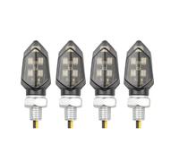 yongewu indicators motorbike Motorcycle Turn Signal 8mm 12V Flasher Light Stop Signal Indicator Lamps Universal Motorcycle Turn Signal Light Flasher Indicator(4 Pcs)