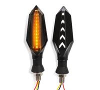 yongewu Turn Signals Blinker Compatible With Aprilia For RSV4 For Tuono For 1000R RS4 2pcs Motorcycle Turn Lights Modified Waterproof Signal Lights Daytime Running Lights(White)
