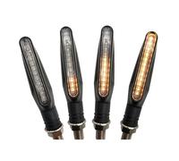 yongewu Turn Signals Blinker Compatible With Ducati For Monster For M600 M620 M750 M900 For Scrambler 1100 Motorcycle Turn Signals Lights Flowing Water Flicker Flashers(Yellow,2 pairs)