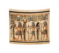 YONGFOTO 150x130cm Ancient Egypt Tapestry, Pharaoh God Osiris Hathor and Isis Symbol Ancient Civilization Wall Hanging Tapestries for Home Wall Decor Table Cloth Blanket