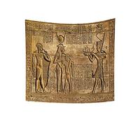 YONGFOTO 220x190cm Ancient Egypt Tapestry, Hieroglyphic Carvings Tapestries Egyptian Pharaohs Pattern Engraving Egyptian Pharaohs Wall Hanging Tapestry for Living Room Dorm Decor Sofa Cover Carpet