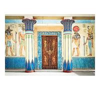 YongFoto 3x2m Vinyl Photography Backdrop Ancient Egypt Scene Murals Pharaoh Temple Hieroglyphic Egyptian Papyrus Backdrops for Photo Shoots Party Adult Kids Baby Portrait Photo Background Studio Props