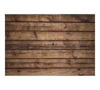YongFoto 3x2m Vinyl Photography Backdrop Brown Wood Plank Wooden Wall Background for Party Decoration Photo Background Newborn Kids Adults Photoshoot Video Studio Backdrops 10ft