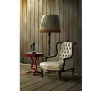 YongFoto 3x5ft Retro Room Inside Photo Backdrop Vintage Standard Lamp Antique Phone Leather Chair Wooden Wall European Furniture Adult Background Photography for Portrait Photo Booth Studio Props