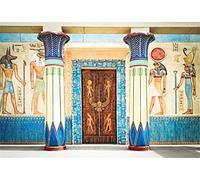 YongFoto 5x3ft Photography Backdrop Ancient Egypt Scene Murals Pharaoh Temple Hieroglyphic Egyptian Papyrus Backdrops Photo Shoots Party Adult Kids Baby Personal Portrait Photo Background Studio Props