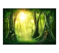 YongFoto 5x3ft Photography Backdrop Dark Magic Forest Fairy Tale Trees Backdrops for Photography Photo Shoots Party Newborn Kids Baby Personal Portrait Vinyl Photo Background Studio Props
