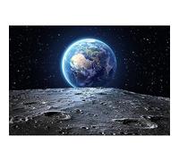 YongFoto 5x3ft Vinyl Photography Backdrop Fancy Spaceship Earth Starry Night Photo Background Backdrops for Photography Photo Shoots Party Kids Personal Portrait Photo Studio Props