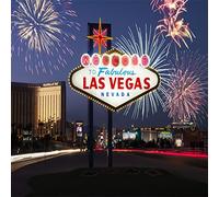 YongFoto 5x5ft Photography Backdrop Welcome to Las Vegas Fireworks Night Scene Backdrops for Photography Photo Shoots Party Newborn Kids Baby Personal Portrait Vinyl Photo Background Studio Props