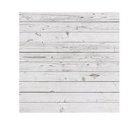 YongFoto 5x5ft Vinyl Old Weathered White Wood Backdrops for Photography Rustic Texture Board Photo Background Crafts Party Wall Picture Taking Photo Studio Props