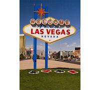 YongFoto 5x7ft Polyester Photography Backdrop Welcome to Fabulous Las Vegas Sign Casino Landmark Route Signs Photo Background Backdrops for Photo Shoot Party Boy Girl Kids Baby Photo Studio Props