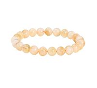YONGHONGKEJI Bead Bracelet Natural Stone Healing Crystal Bracelets for Women Men Energy Quartz Bangles for 7 Chakra Protection Yoga Meditation Relax Friendship Crystal Jewelry Gifts Citrine 10Mm