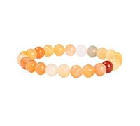 YONGHONGKEJI Bead Bracelet Natural Stone Healing Crystal Bracelets for Women Men Energy Quartz Bangles for 7 Chakra Protection Yoga Meditation Relax Friendship Crystal Jewelry Gifts Golden Silk Jade