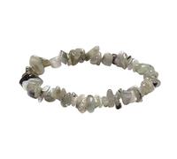 YONGHONGKEJI Beaded Bracelets For Men, Handmade Natural Crystal Bracelets For Women Stretch Irregular Chips Beaded Bangles Jewelry Gifts For Mum Align Chakras Promote Communication Moonstone