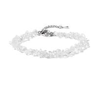 YONGHONGKEJI Chakra Bracelets For Women, Irregular Natural Clear Quartz Stone Bracelet Charm Gemstone Bracelet Adjustable Yoga Chakra Bracelet Lucky Charm Jewelry Bracelet For Women Men