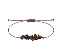 YONGHONGKEJI Chakra Bracelets for Womens Natural Colorful Crystal Bracelet for 7 Chakra Lrregular Gemstone Cuff Bangles Crystal Chip Adjustable Rope Wristbands Jewellery Gifts for Women Tiger'S Eye