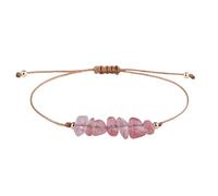 YONGHONGKEJI Chakra Bracelets for Womens Natural Colorful Crystal Bracelet for 7 Chakra Lrregular Gemstone Cuff Bangles Crystal Chip Adjustable Rope Wristbands Jewellery Gifts for Women Watermelon Q