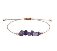 YONGHONGKEJI Chakra Bracelets for Womens Natural Colorful Crystal Bracelet for 7 Chakra Lrregular Gemstone Cuff Bangles Crystal Chip Adjustable Rope Wristbands Jewellery Gifts for Women Fluorite