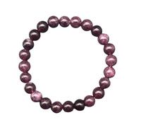 YONGHONGKEJI Crystal Bracelets for Women 8Mm Bead Bracelets Healing Gemstone Stretch Bracelets Elegant Fossil Design Chakra Bangles for Women Birthday Christmas Jewellery Gifts Garnet